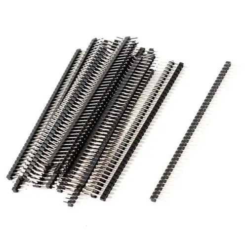 20PCS 2.54mm 40 Pin Male Single Row Pin Header Strip NEW