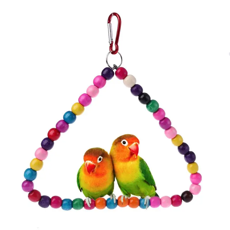 Птица Попугай Игрушка попугай Budgie Cockatiel Клетка Подвесные качели для клетки с