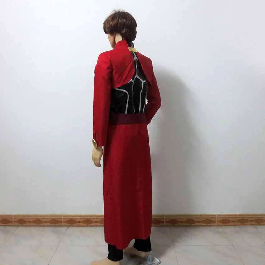 Красный Fate Stay Night Archer Emiya Shirou костюмы для косплея на заказ любого размера |