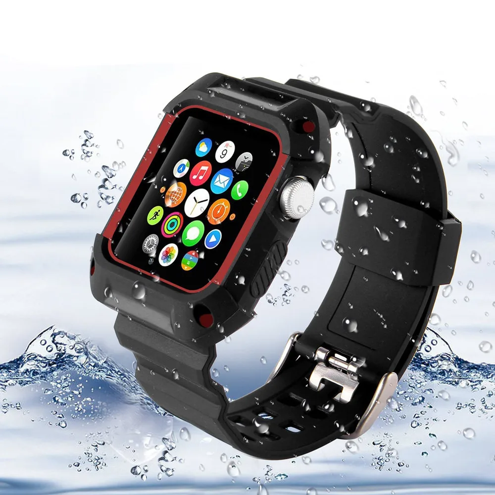 Спортивный ремешок JANSIN для apple watch 42 мм 38 iwatch 3/2/1 браслет на запястье мягкий