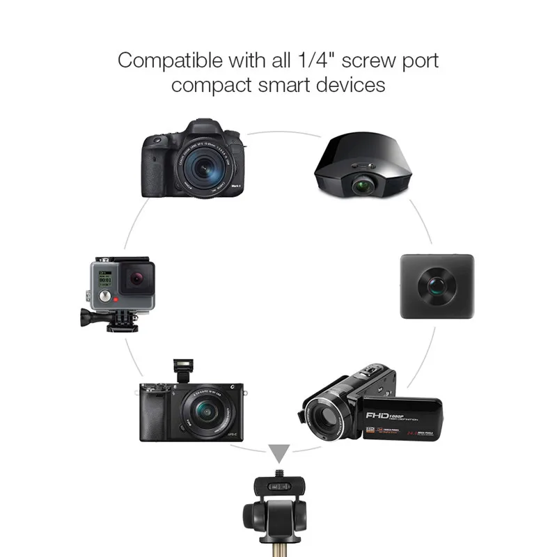 BlitzWolf 3 в 1 Беспроводная bluetooth селфи палка Штатив Универсальный монопод для Gopro 5 6 7 Спортивная камера для iPhone X 8 смартфон