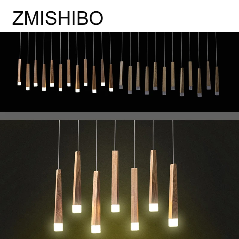Zmisibo простые деревянные светодиодные подвесные светильники 30 см 220 В шнур 1 5