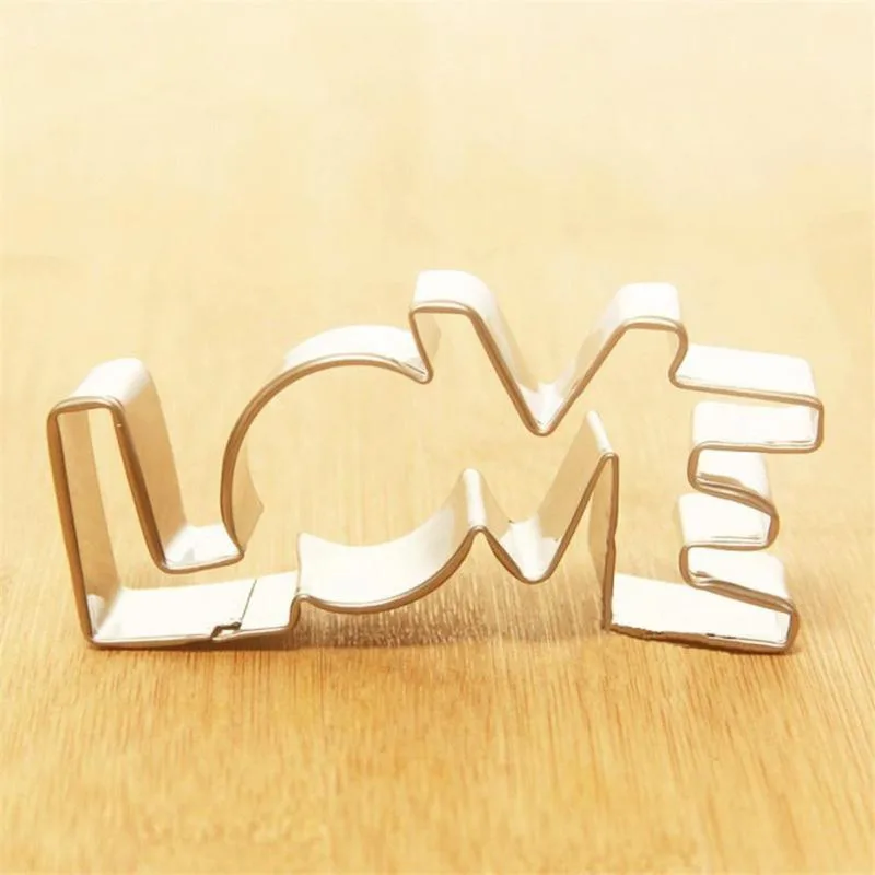 Fashion Creative Lover Series Design Cookie Cutter LOVE Letter Shape Forms For Biscuit Mold Bakeware Pastry Confectionery Tools | Дом и сад