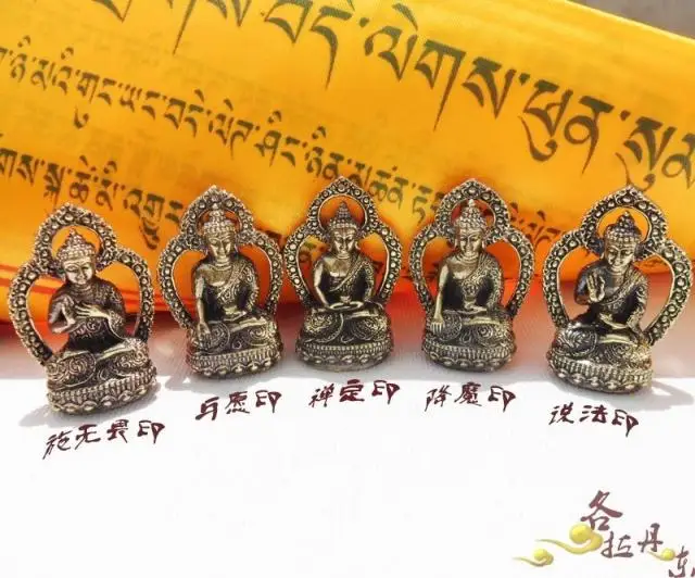 Непальская Чистая медь Shakya Muni Маленький Будда/переноска Будда Шакьямуни карман