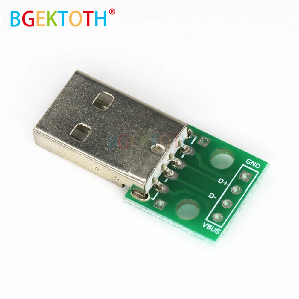 1 шт. USB разъем для платы 2 54 мм|Детали и аксессуары приборов| |
