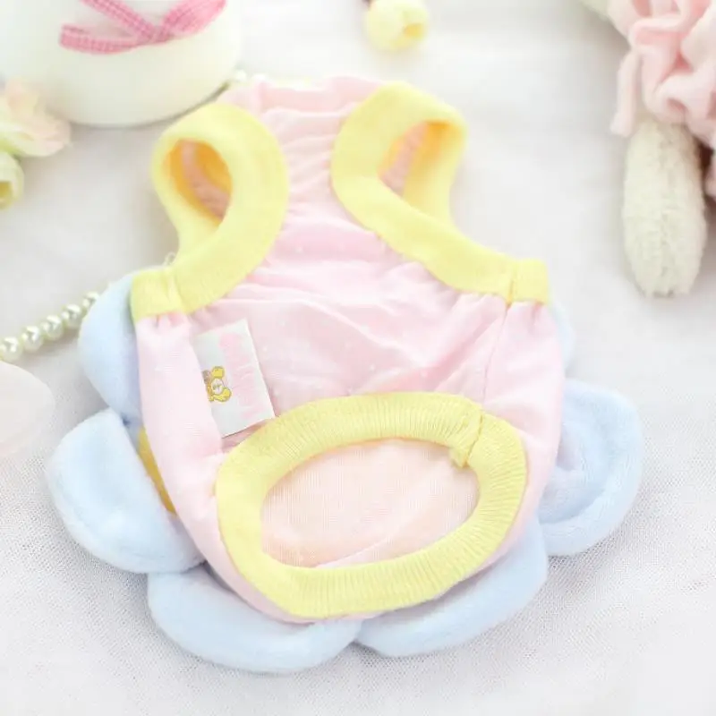 Платья с солнечными цветами одежда для собак и кошек толстовки капюшоном жилет