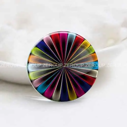 

ZEROUP 20pcs/lot 12mm 20mm 25mm 30mm DIY round photos Glass Cabochon jewelry finding Fit Cameo Blank Settings BCH015A handmade