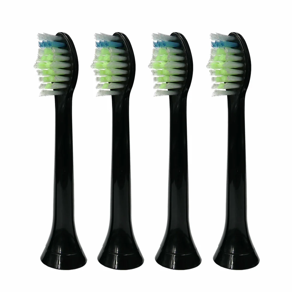 4 шт. сменные насадки для зубной щетки sonicare Philips электрическая зубная щетка HX6064 black