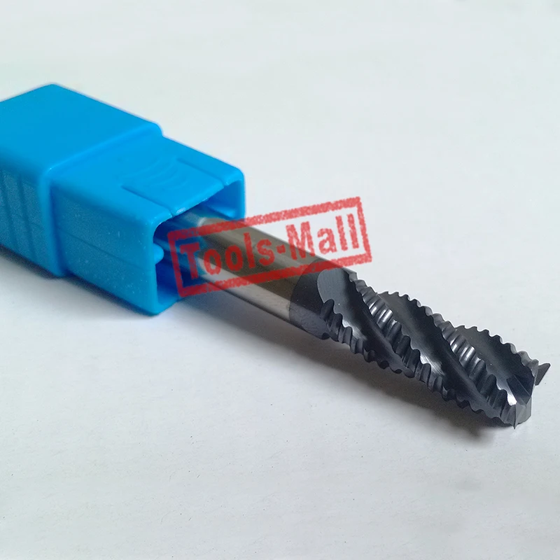 

1pc 10mm hrc55 D10*25*D10*75 4Flutes Roughing End Mills Spiral Bit Milling Tools Carbide CNC Endmill Router bits