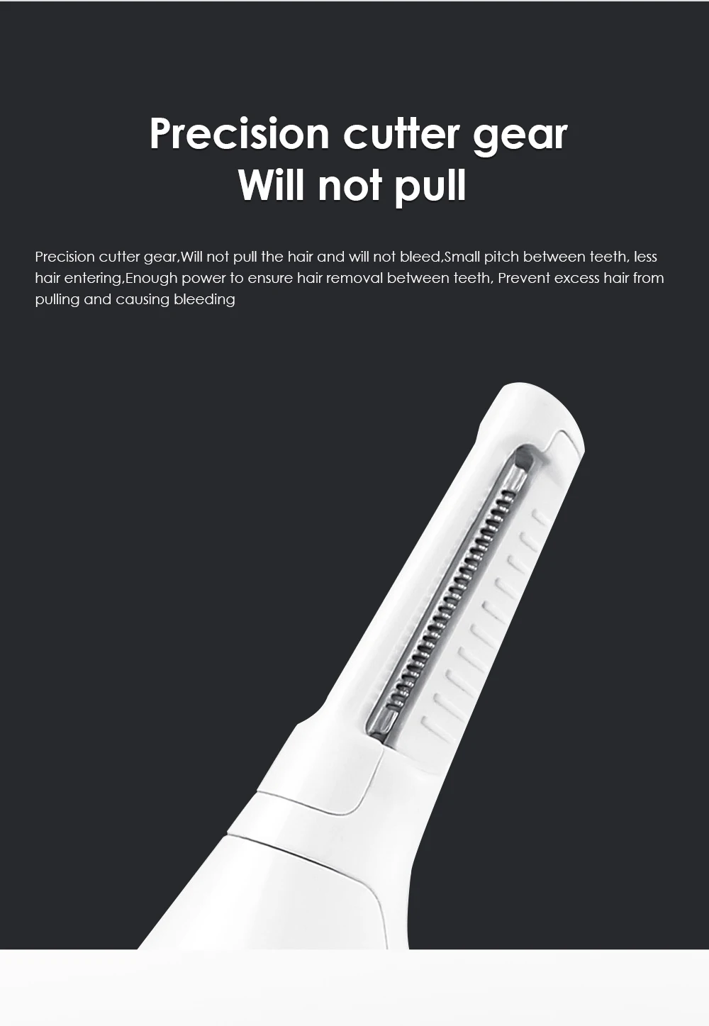 SOOCAS N1 нос Xiaomi Mijia триммер для волос Электрический с крышкой ухо Бритва для волос Xiaomi Бритва для мужчин портативный клипер удаление Безопасный Очиститель