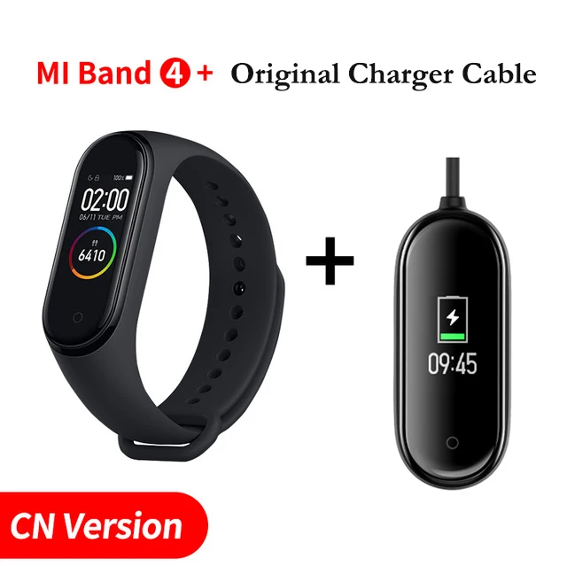 Bundles 8 Новейший Xiaomi mi-браслет 4 Basic с цветным смарт-экраном, браслет с сердечным ритмом, фитнес, 135 мА/ч, Bluetooth 5,0, для плавания, mi ng, водонепроницаемый, версия CN - Цвет: Bundles 8
