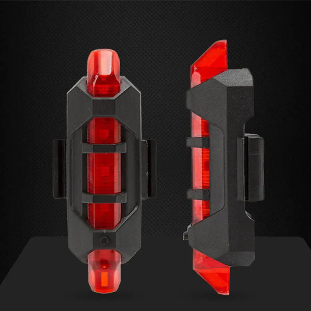 Сигнальная вспышка Передняя Задняя USB лампа водонепроницаемый задний