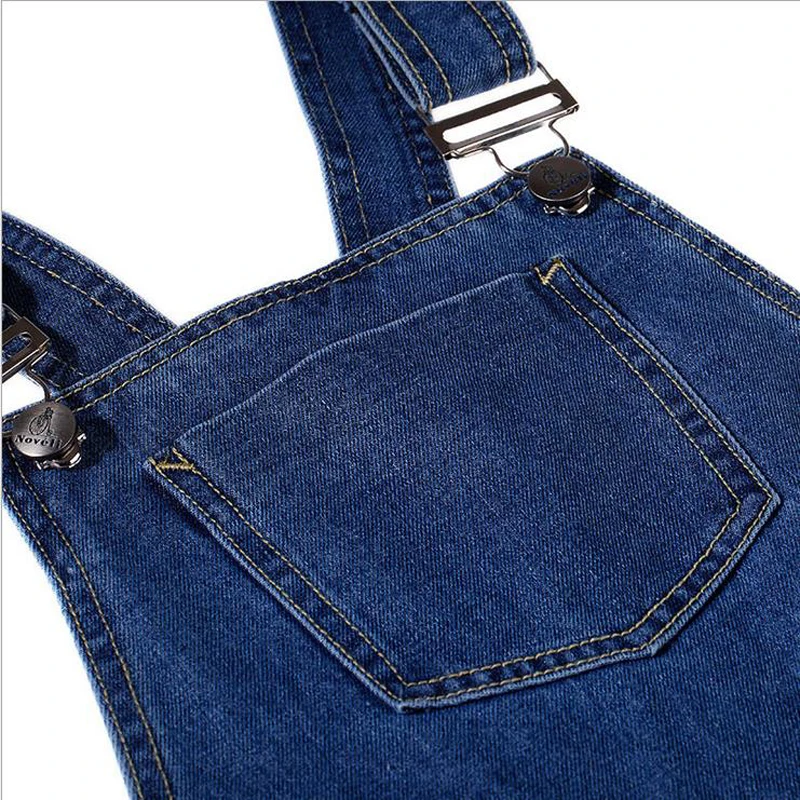 Шорты женские джинсовые с завышенной талией модный синий комбинезон шорты