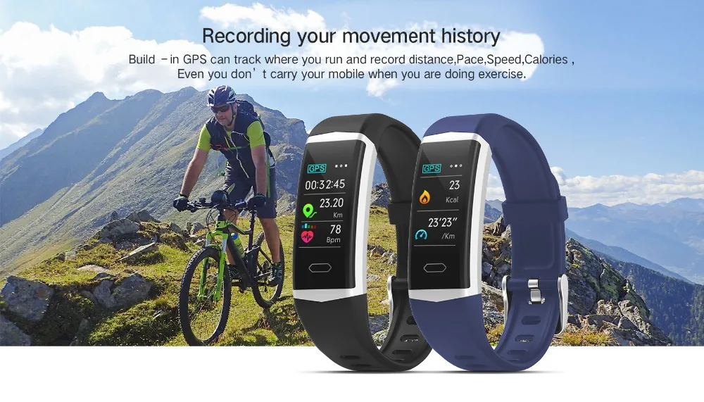 SCOMAS GPS Smart Watch Men Women Heart Rate Monitor Blood Pressure Fitness Tracker Smartwatch ip68 Sport Watch for ios android