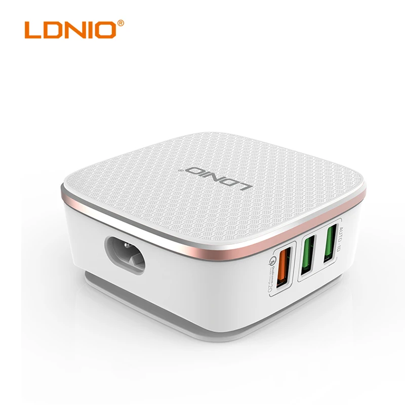 LDNIO 6 портовый с одним QC2.0 портом 1 5 м британская штепсельная вилка выходное