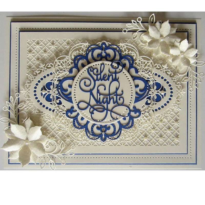 4pcs Flowers Leafs Shape Metal Cutting dies Scrapbooking Album Handcrafts Embossing DIY Paper card Making Models Stencils Tools