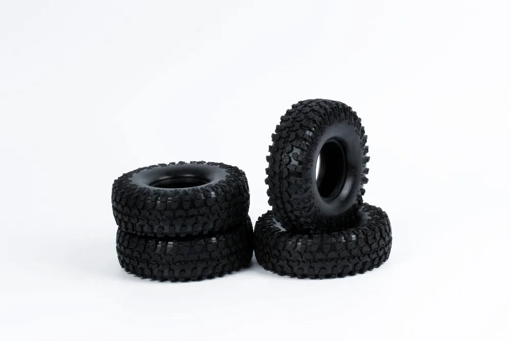 Новинка 4 шт. резиновые шины 114 мм 1 9 дюйма/колесные для 1:10 rc rock crawler Axial SCX10 II AX90046 D90