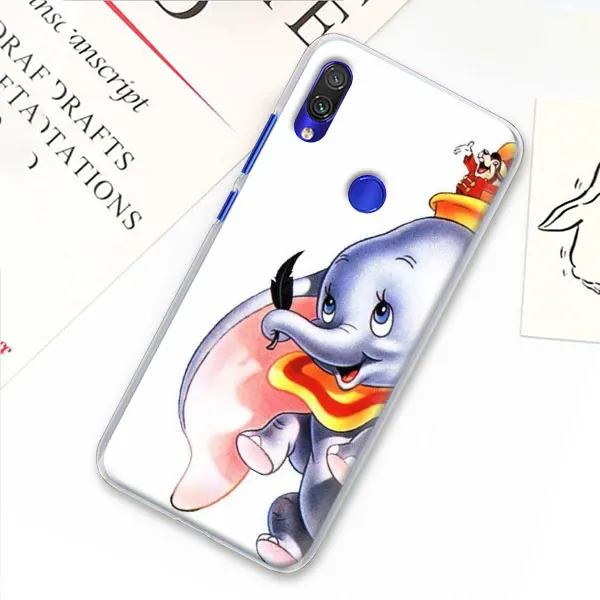 Милый мультяшный слон Дамбо чехол для телефона Xiao mi Red mi 7 5 6 Pro Note 7 Pro 5 5A 6 mi A1 A2 8 Lite 9 чехол Coque - Цвет: 03