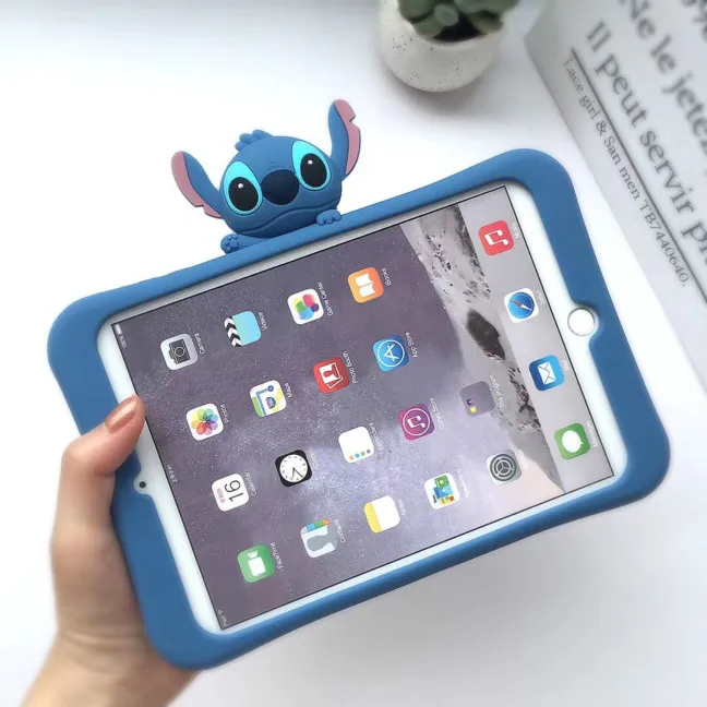 B for Mini 1 2 3 Для iPad Pro9." новизна стежком Монстр скрыть стенд силиконовые полное покрытие Защитный чехол Air2 2/3/4 мини 7,9 10,5" корпус - Цвет: B for Mini 1 2 3