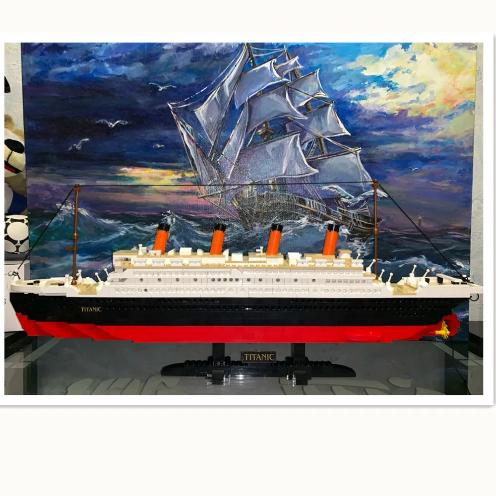 Sluban 0577 city Титаник RMS лодка корабль комплекты Конструкторы хобби сделай сам
