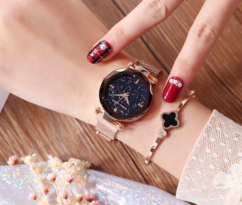 

Hannah Martin Dress Women Watches Rose Gold Water Resistant Wrist Watches For Women Luxury Bracelet Zegarek Damski Steel Clock