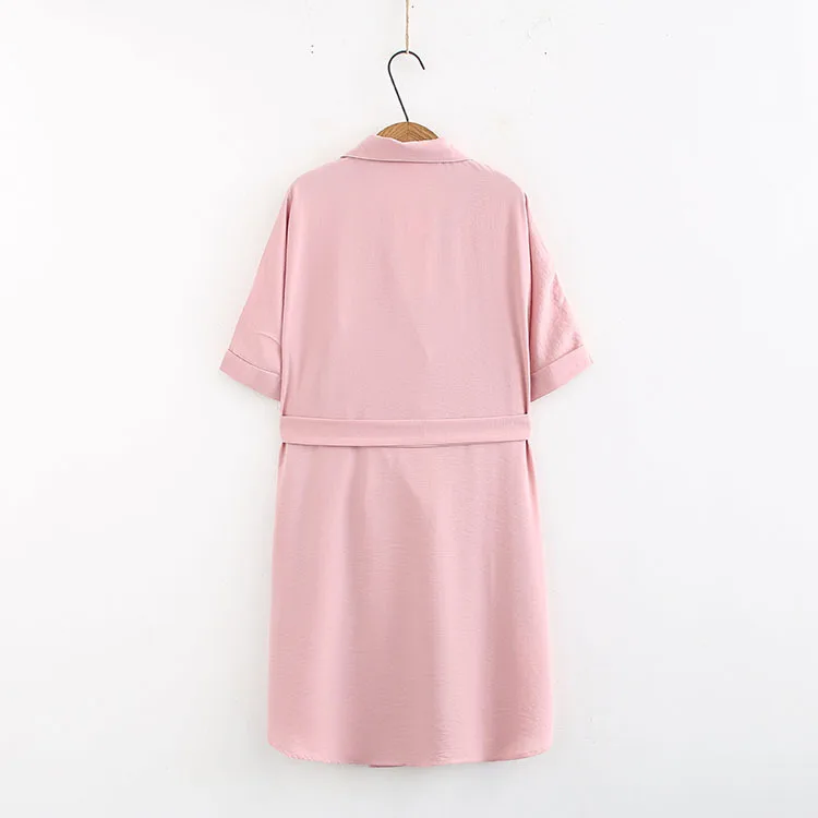 2019 Повседневные платья больших размеров летняя женская одежда модное свободное