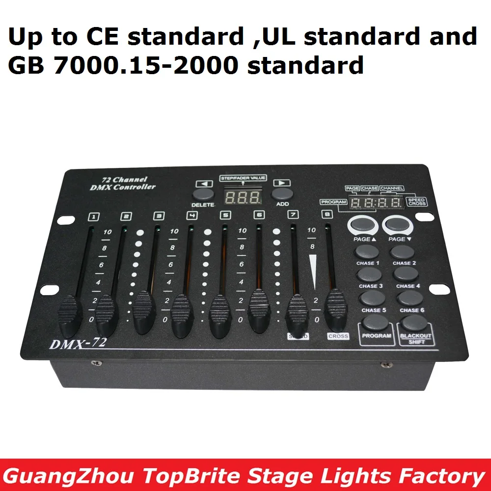 Compact and Portable 72 Channel Simple DMX Controller Stage Dj Lighting Console DMX 72 Channels LED Dj Party Lights Equipments