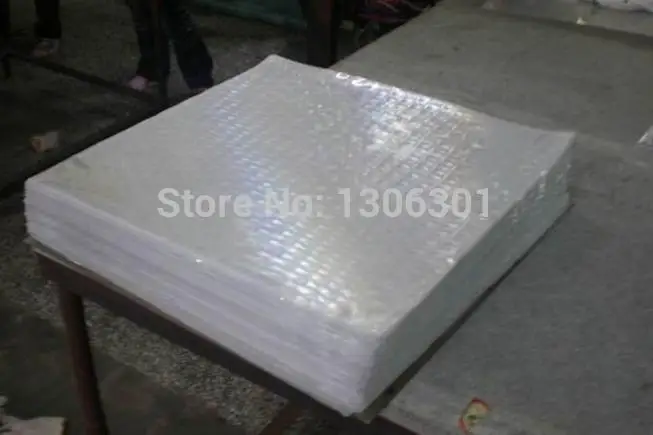White no patten Reflective Warning PVC material reflective prismatic slice reflective PVC slice 46cm*48cm*20C