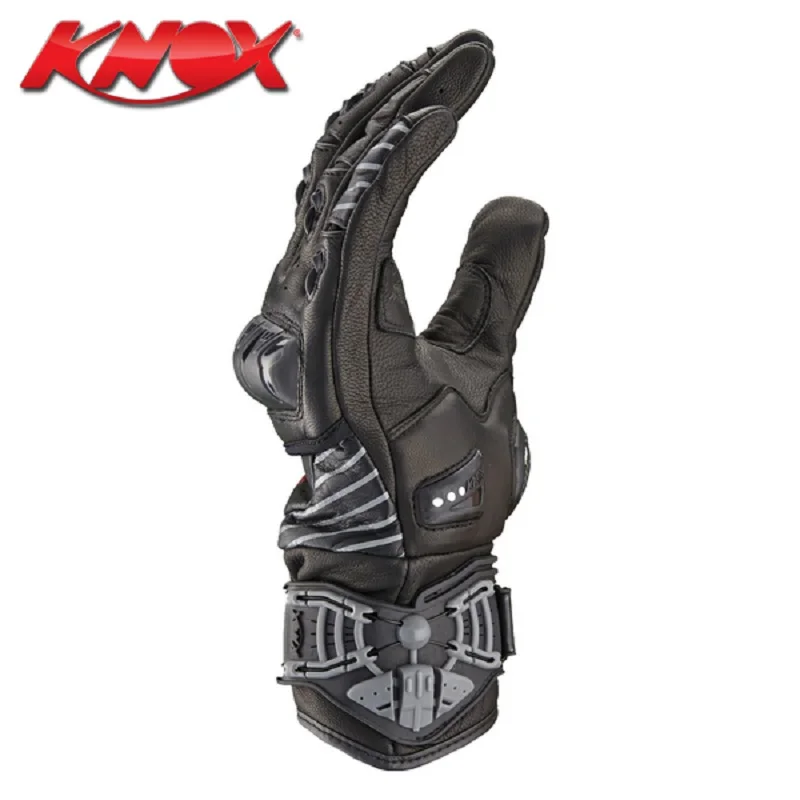 Новинка 2021 короткие перчатки KNOX ORSA из натуральной кожи мотоциклетные гоночные