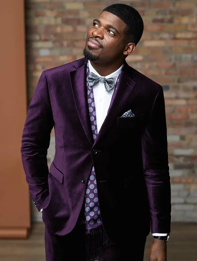 Новинка 2017 года дизайнерский фиолетовый бархатный мужской костюм из двух