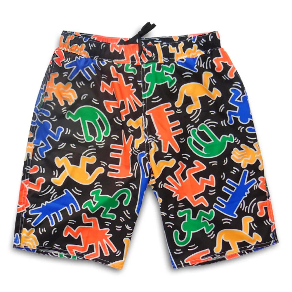 Maillot De Bain плавание Sbart бренд для мужчин's пляжные шорты новые свободные прямые удобный Быстросохнущий печати мужчин лето большой размеры 3xl