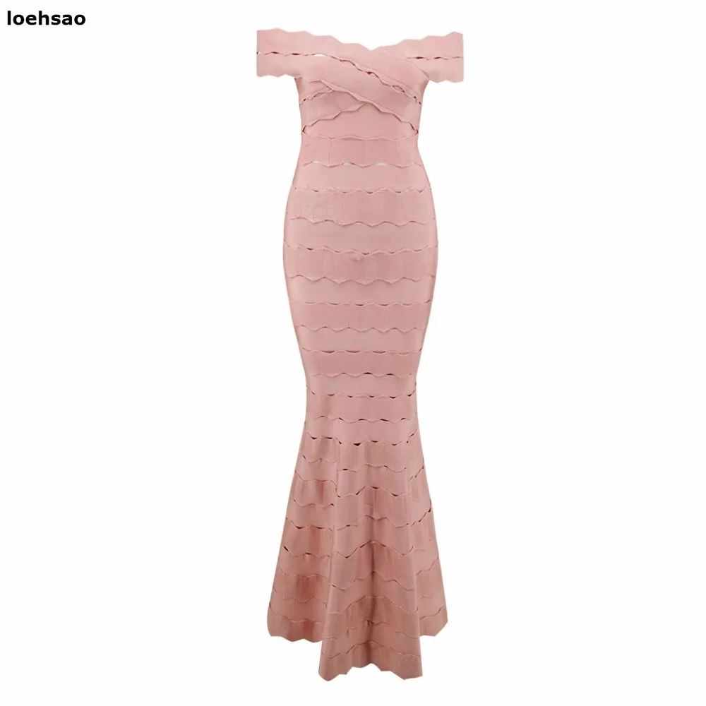 New sexy women long bandage dress pink red blue floor-length wedding evening party dresses hollow out maxi vestido | Женская одежда
