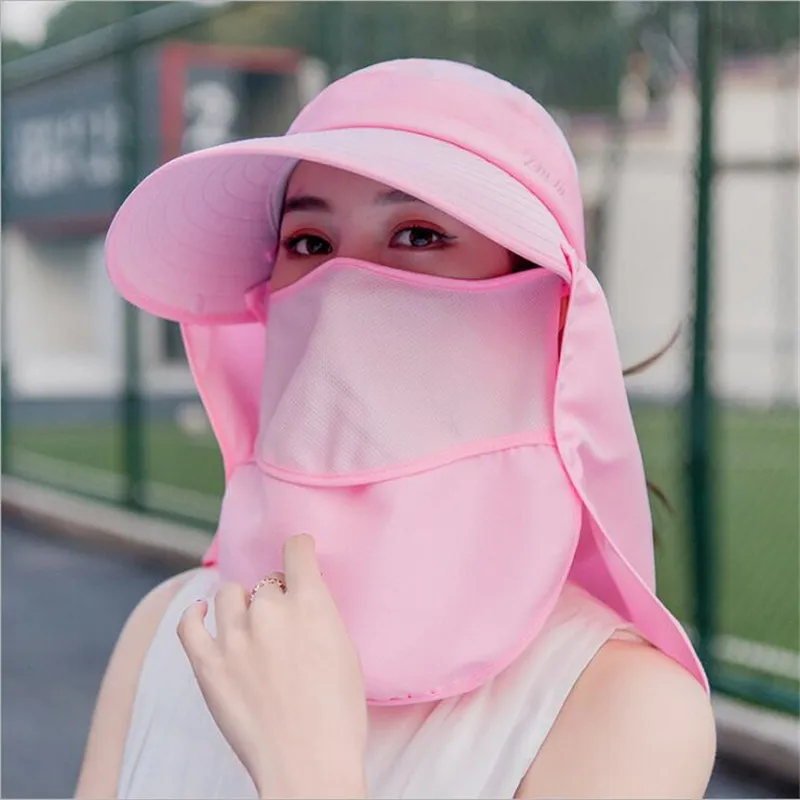 Летняя 2019 Защитная крышка для шеи Chapeu Feminino защита от ультрафиолета женские