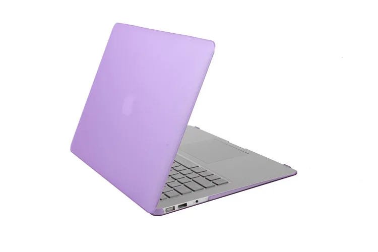 Матовая твердая прорезиненная оболочка для ноутбука + клавиатура пленка Macbook Pro 13