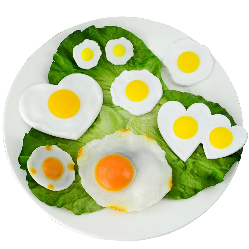 050 имитация еды омлет поддельные пашот яйцо sunegg модель продукты питания