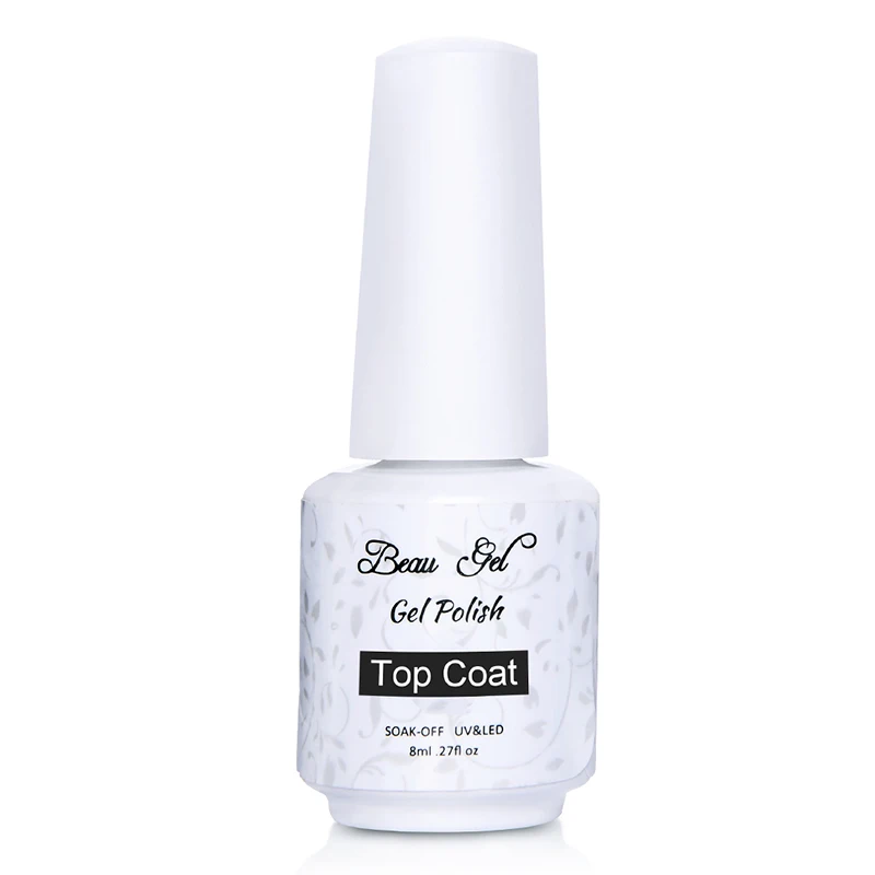 TOP Beau гель 8 мл флуоресцентный неоновый Гель-лак для ногтей Vernis полуперманентный УФ-Гель-лак впитывающий Гель-лак для ногтей - Цвет: TOP