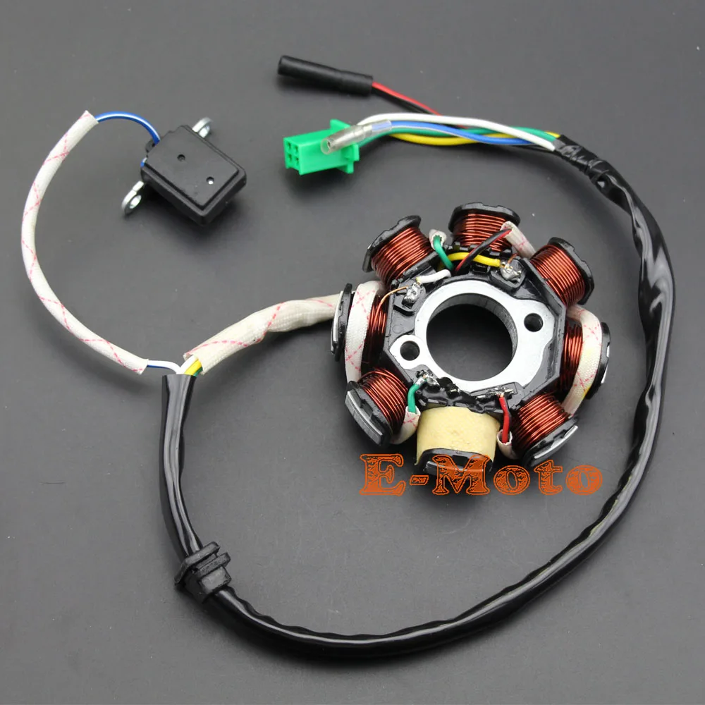 Новый GY6 150 8 Pole статор катушки CDI Коробка катушка зажигания 150cc в наличии ATV Go Kart