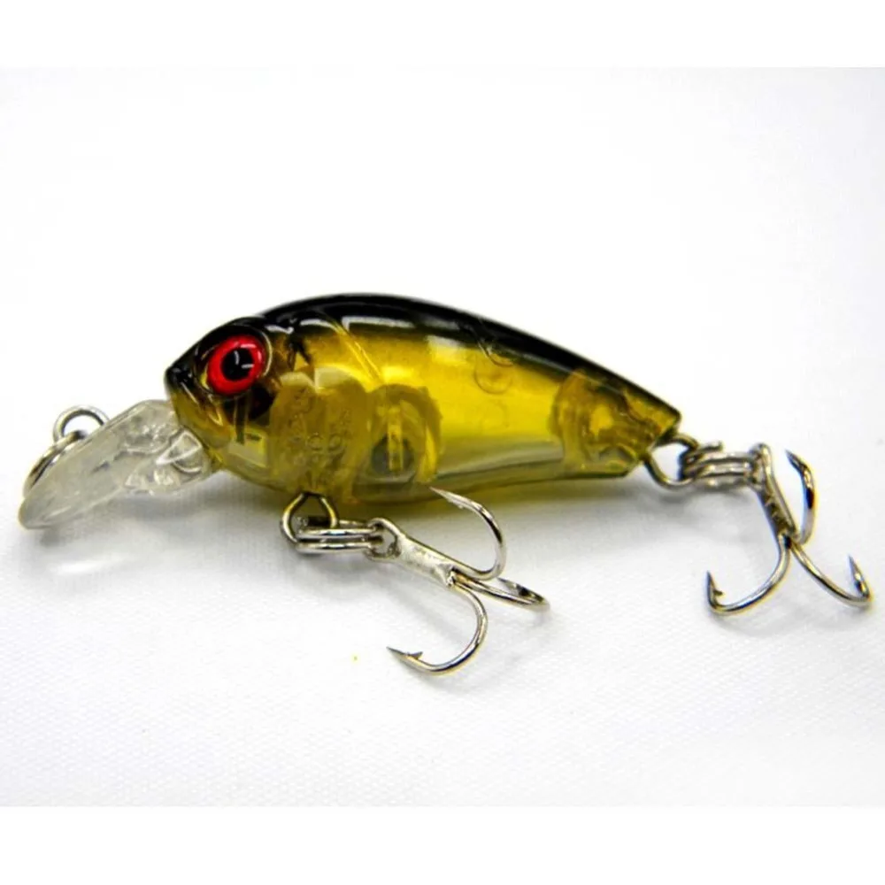 2017 5 шт./лот пластик рыболовные приманки бас CrankBait наживка снасти 4 см/4G Рыбалка