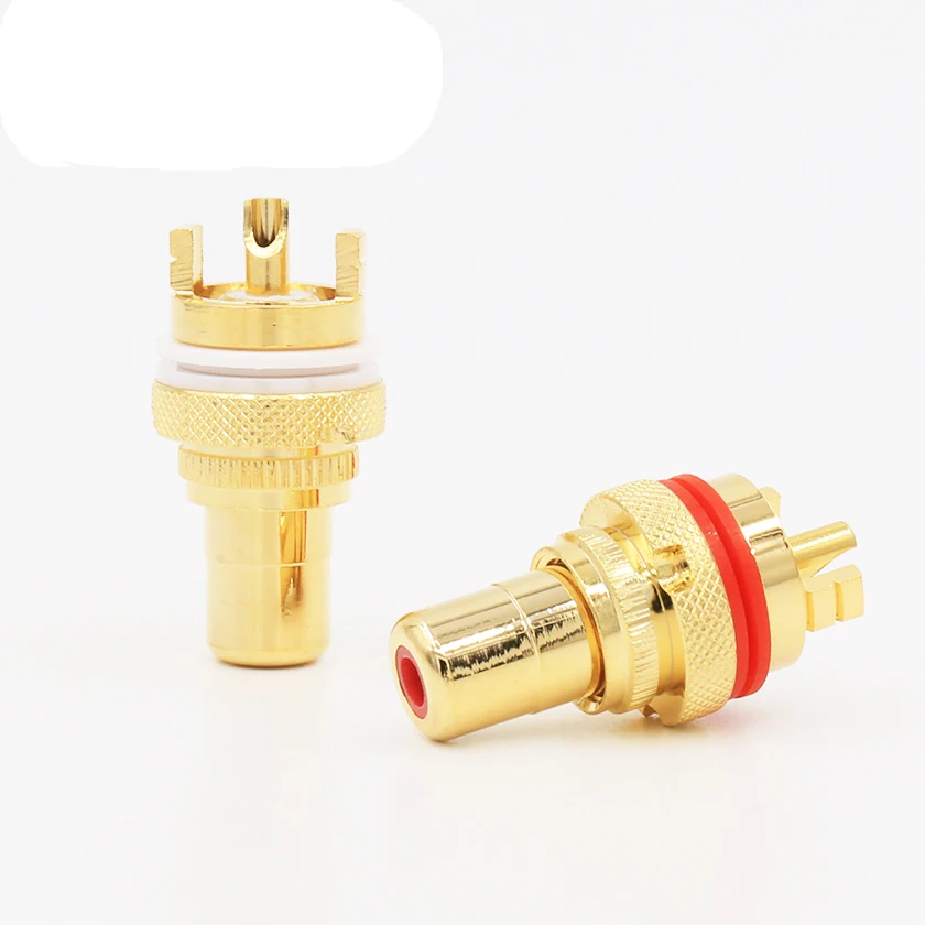 805 2 5 F Высокопроизводительные разъемы RCA 4 шт.|socket|socket 8socket rca |