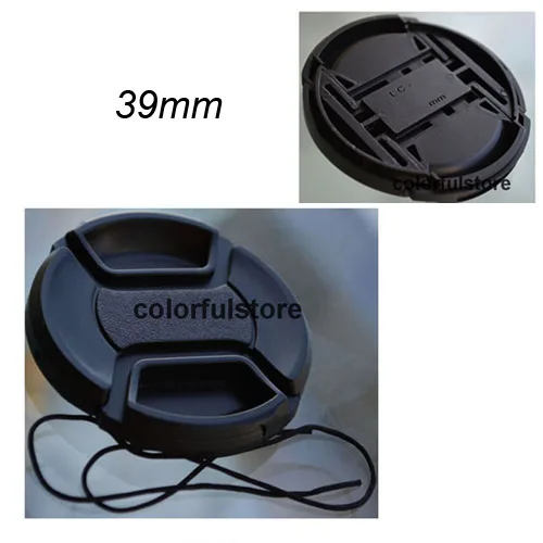 39 мм Центральная защелкивающаяся передняя крышка объектива для Canon Nikon DSLR SLR