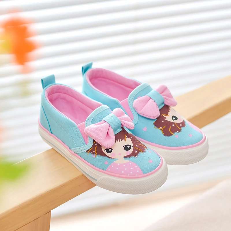 Children Shoes Girls Casual 2017 Hot Fashion Cute Bow Toddler Baby Breathable Comfortable Kids Sneakers Sport | Детская одежда и