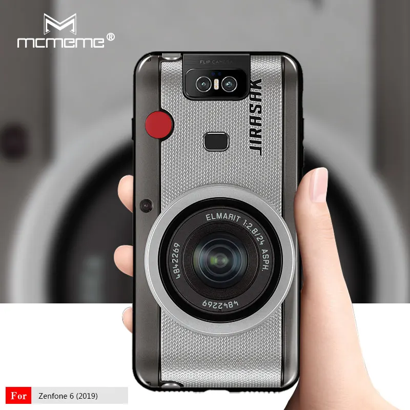 For Asus ZenFone 6 2019 ZS630kl case Retro Camera Cassette Tapes pattern Silicone Soft TPU Cover 6Z Cases |