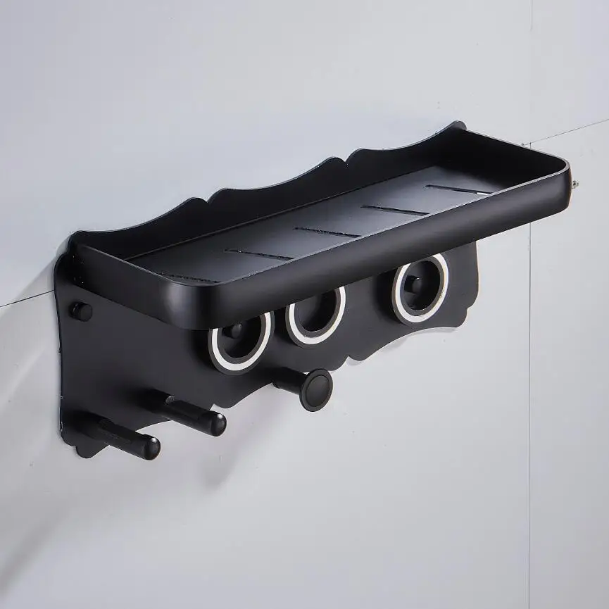 Black Color Специальная полка для Dyson Фен-держатель настенный стеллаж для ванной комнаты полка для Dyson сверхзвуковой Фен - Цвет: Black Color