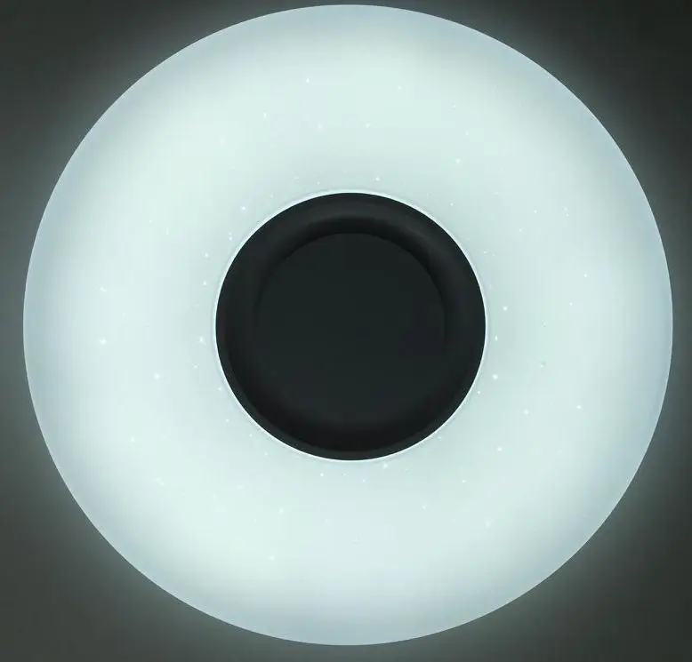 Музыкальный потолочный светильник с Bluetooth динамик современная люстра RGB Изменение цвета 24 Вт домашний plafonnier светодиодный свет Deckenleuchte - Цвет корпуса: star style