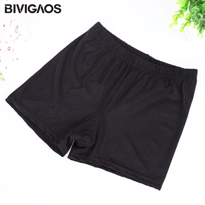 BIVIGAOS Модные Женские глянцевые Защитные шорты летний высокоэластичный