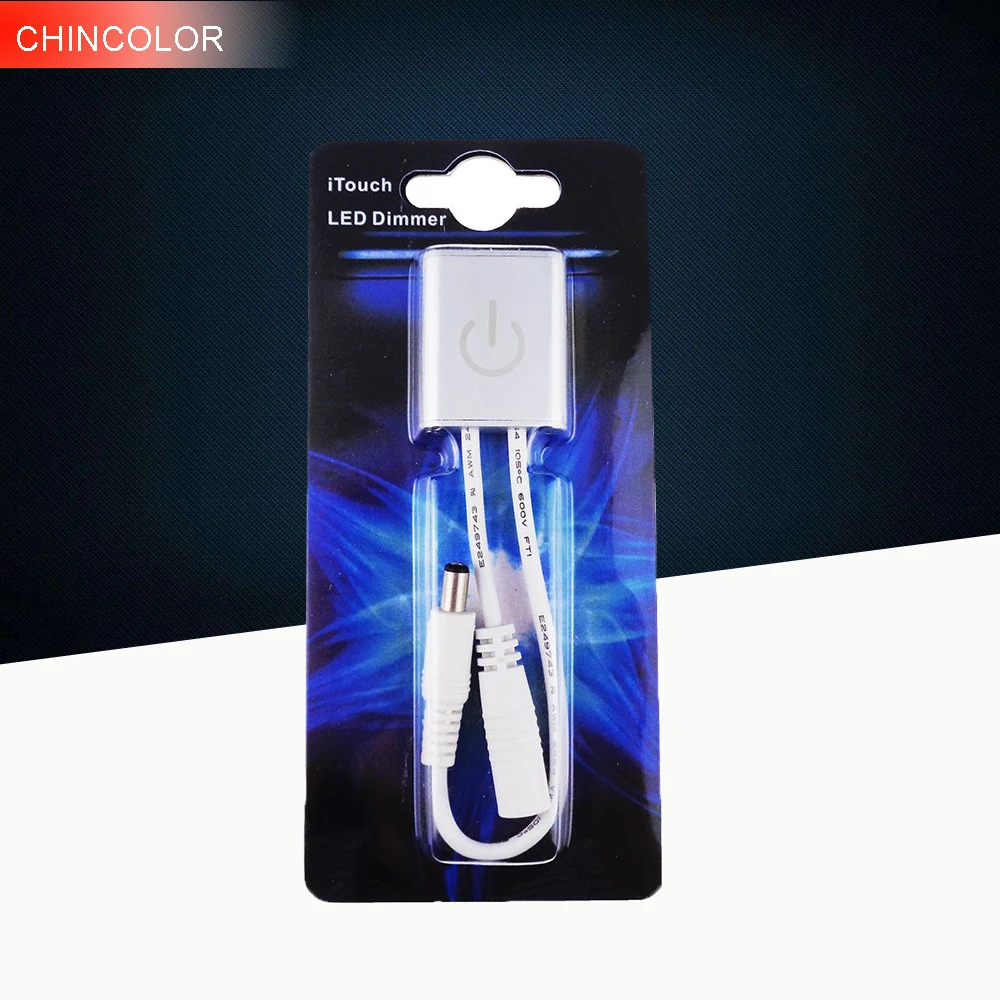 Светодиодный диммер DC12V 24V 3A iTouch x серебристо серый сенсорный выключатель