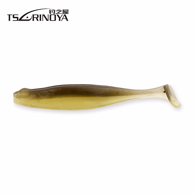 TSURINOYA 6 шт. двухцветные приманки для рыбалки 65 мм 2 5 г силиконовые Leurre Peche Isca Artificias