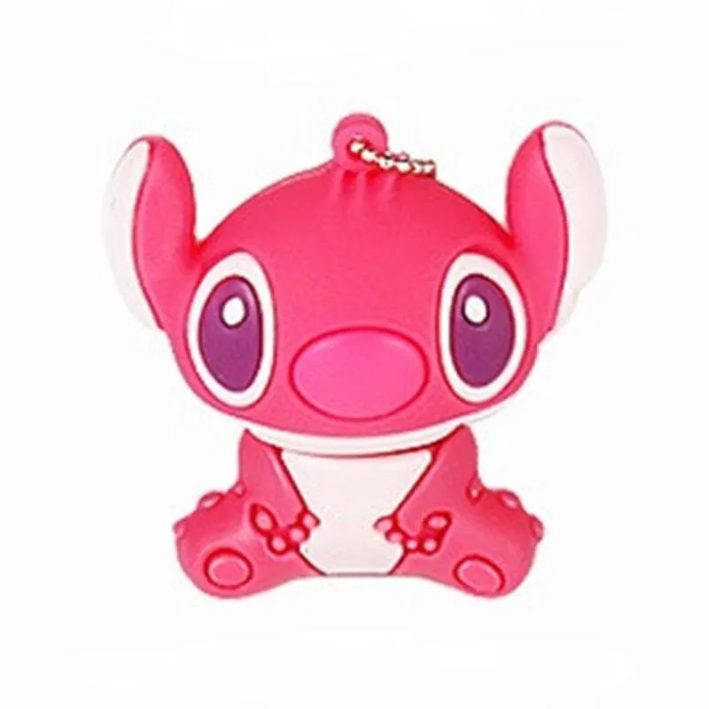8 new USB flash drive 128gb cute animal cartoon USB 2.0 4GB 8GB pen drive 16GB 32GB 64GB creative Pendrive usb memory stick Stitch - Цвет: 8