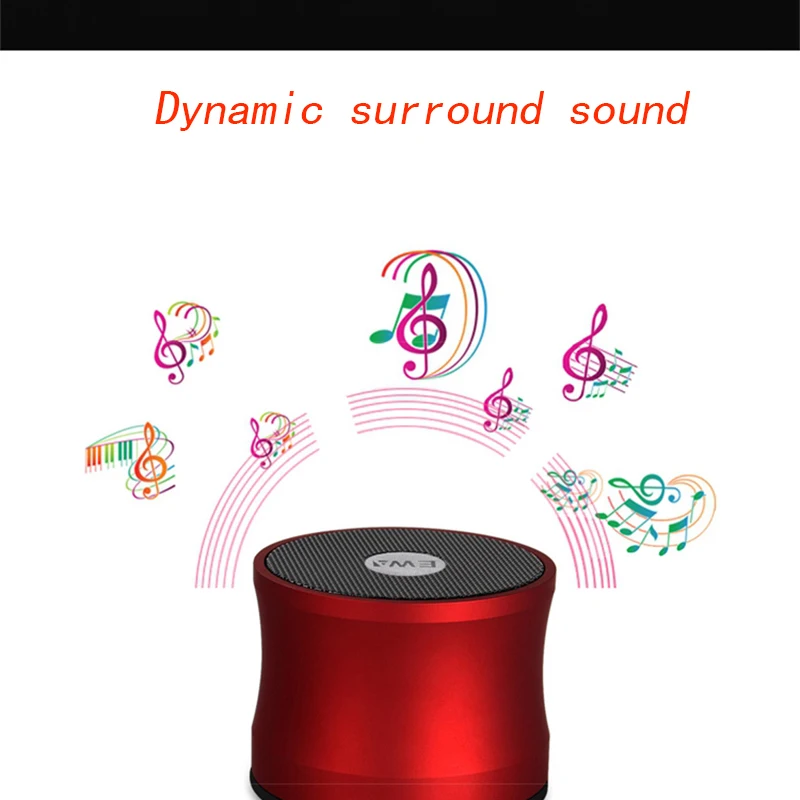 EWA A109, Беспроводная Bluetooth колонка, Портативный HIFI маленький динамик для телефона, для спорта на открытом воздухе, Bluetooth плеер, Bluetooth, MP3 плеер