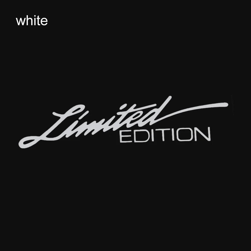 style1 white Наклейка на окно автомобиля, наклейка для автомобиля, ограниченная серия, креативный винил, черный/белый, универсальные аксессуары для стайлинга автомобилей, 16 см* 3,8 см - Название цвета: style1 white